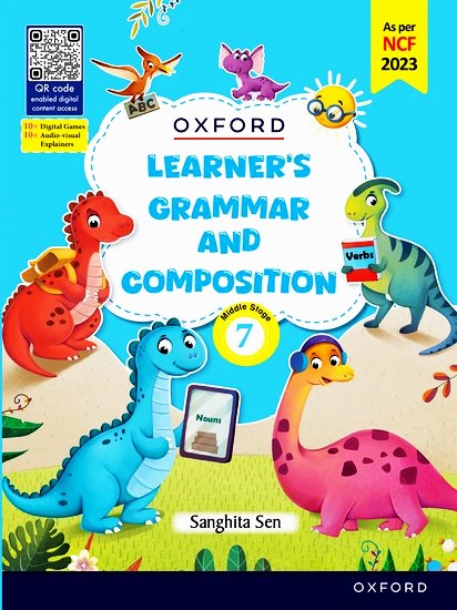 Oxford Learner's Grammar and Composition for Class 7 (Middle Stage) By Sanghita Sen - Latest for 2026 Session. Paperback