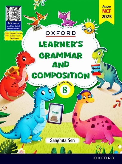 Oxford Learner's Grammar and Composition for Class 8 (Middle Stage) By Sanghita Sen - Latest for 2026 Session. Paperback