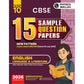 Physics Wallah (PW) CBSE 15 Sample Question Papers English, Science and Math's (Standard) for Class 10 - Set of 3 Books - Latest For 2026 Examination - Paperback