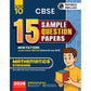 Physics Wallah (PW) CBSE 15 Sample Question Papers English, Science and Math's (Standard) for Class 10 - Set of 3 Books - Latest For 2026 Examination - Paperback