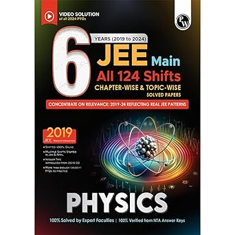 Physics Wallah (PW) JEE Main 6 Years (2019-2024) Physics - Latest For 2025 Examination