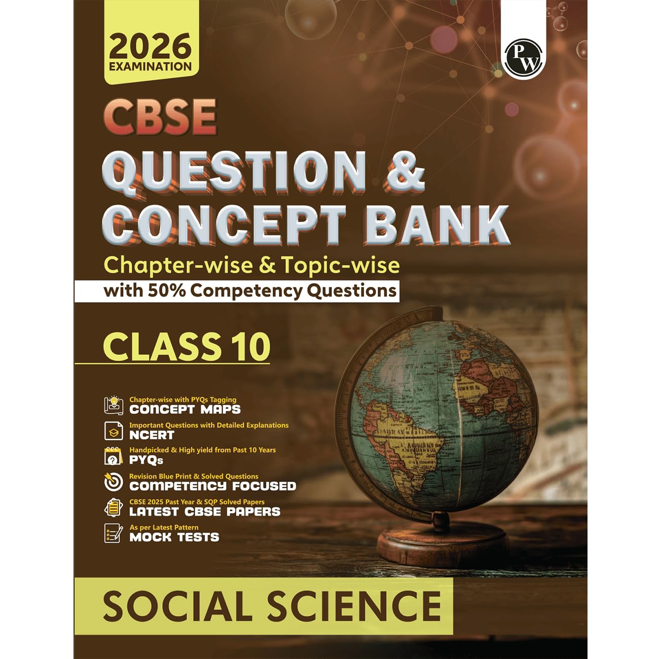 Physics Wallah (PW) CBSE Question Bank Science & Social Science For Class 10 (Set of 2 Books) - Latest For 2026 Examination