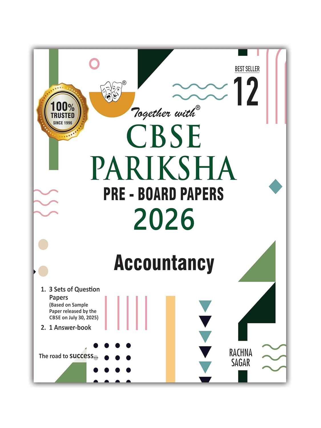 Together with CBSE Pariksha Pre-Board Papers Accountancy for Class 12 - Latest For 2026 Session - Paperback