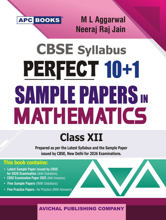 APC Books CBSE Perfect 10+1 Sample Papers in Mathematics for Class 12 - Latest for 2026 Session. Paperback