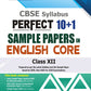 APC Books CBSE Perfect 10+1 Sample Papers in English Core Class 12 - Latest for 2026 Session. Paperback