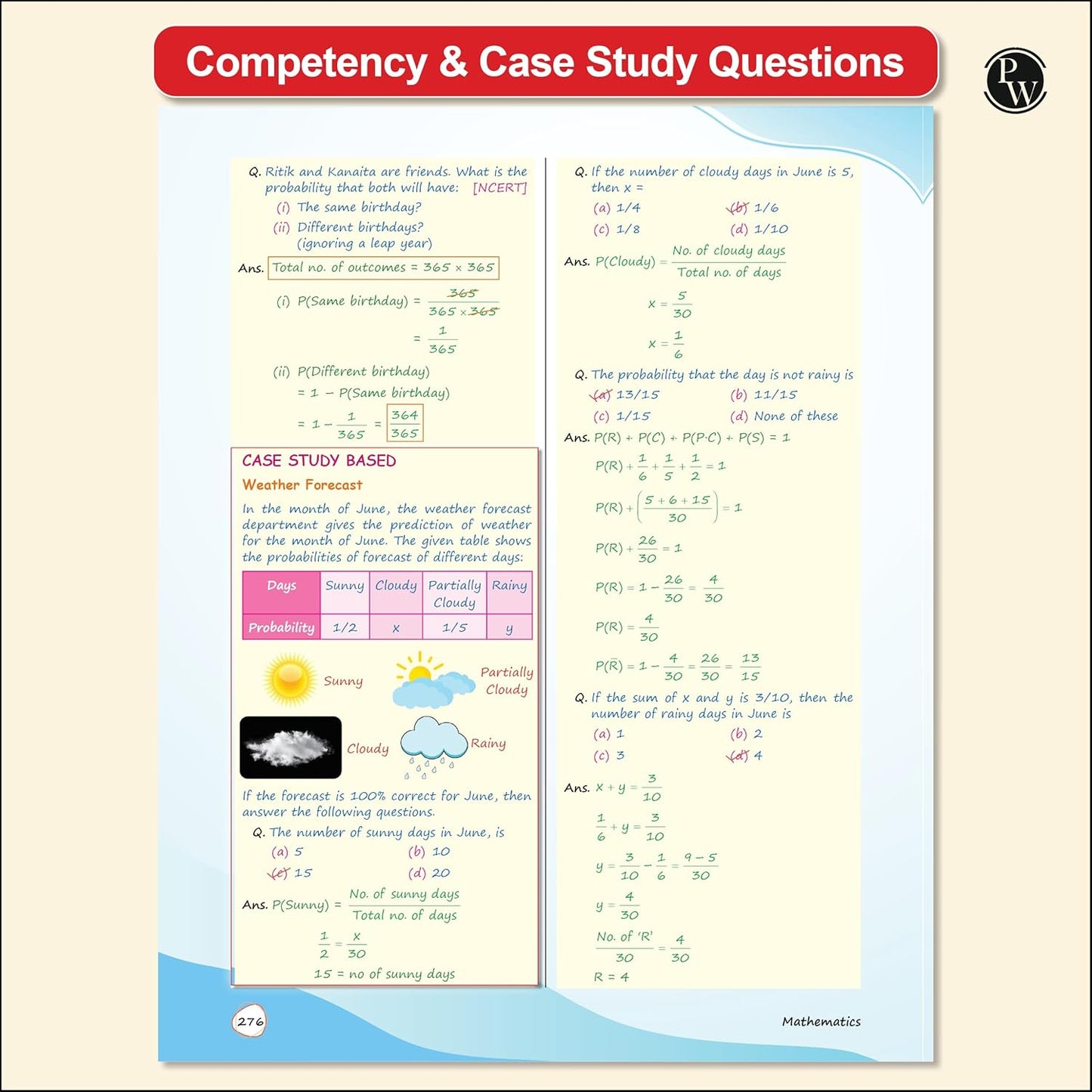 Physics Wallah (PW) CBSE Mathematics Made Easy Handwritten Notes By Ritik Mishra for Class 10 - Latest Edition
