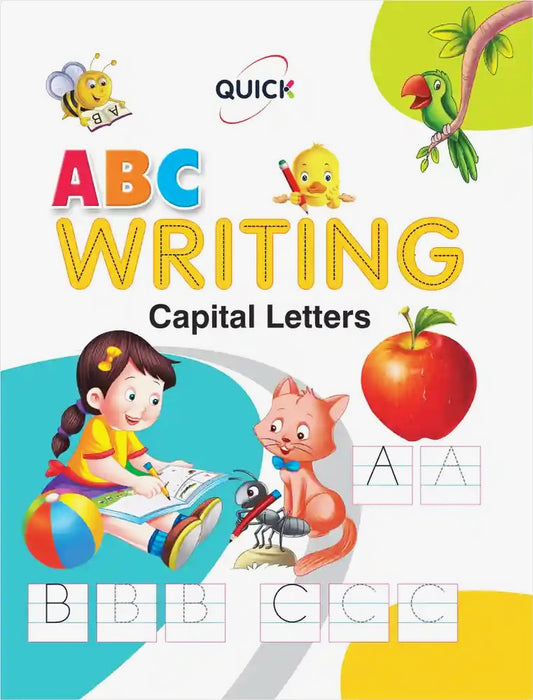 Unique Quick ABC Writing Capital Letters (Book To Learn & Practice Writing English Alphabet - Capital Letters - For 2-5 Year Old Children - ABC)