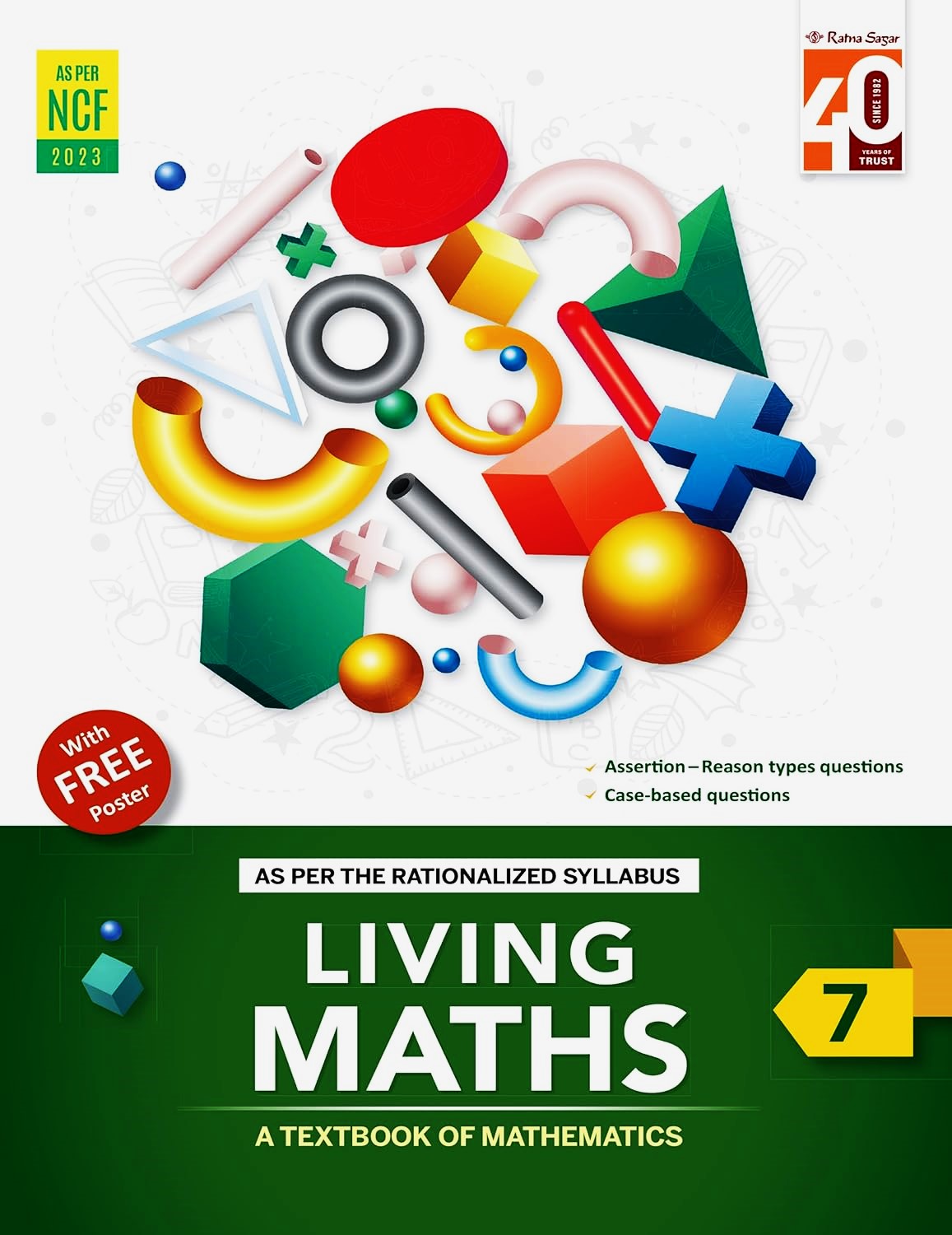 Ratna - A Textbook of Living Mathematics for Class 7 - As Per the Rationalized Edition