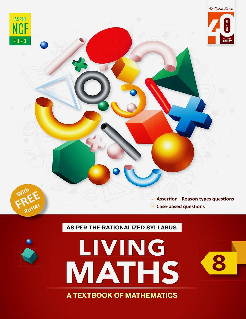 Ratna - A Textbook of Living Mathematics for Class 8 - As Per the Rati ...