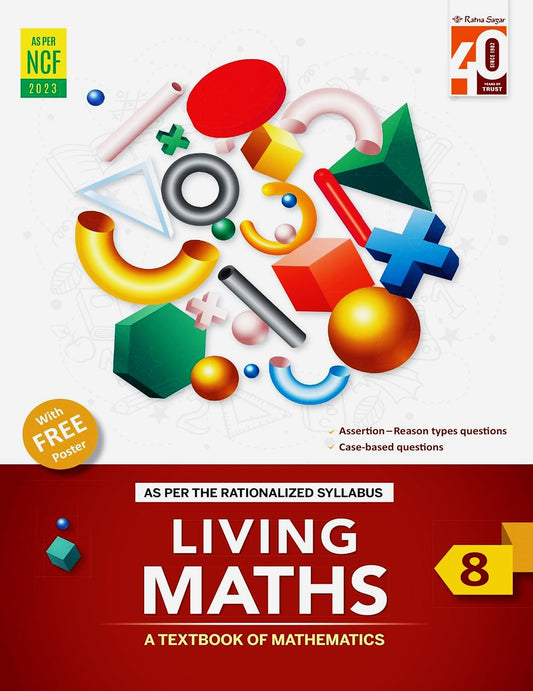 Ratna - A Textbook of Living Mathematics for Class 8 - As Per the Rationalized Edition
