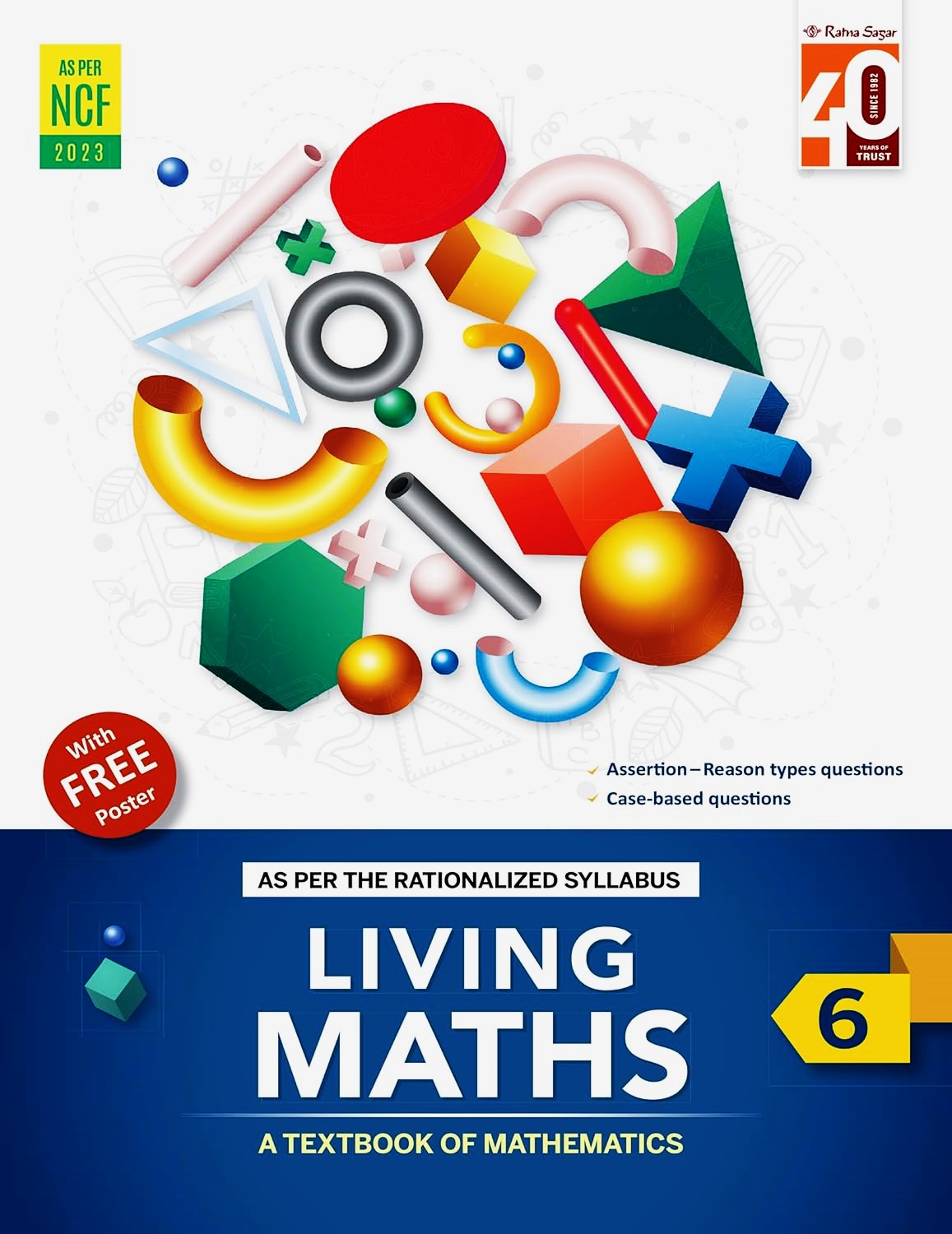 Ratna - A Textbook of Living Mathematics for Class 6 - As Per the Rationalized Edition