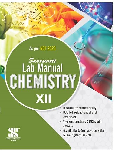 Saraswati Chemistry Lab Manual for Class 12  (Hardbound) - Latest for 2025 Session. Paperback