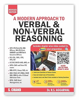 Schand A Modern Approach To Verbal & Non-Verbal Reasoning