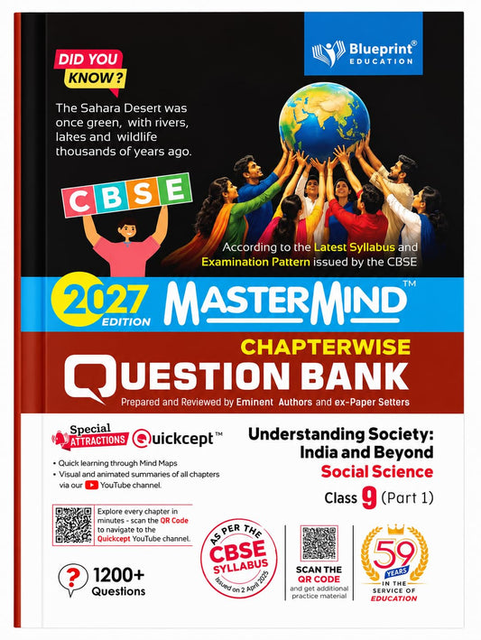 Blueprint - MasterMind CBSE Question Bank Social Science Part 1 for Class 9 (Based on New NCERT Textbook Understanding Society: India and Beyond) - According to the Latest Syllabus and Examination Pattern issued by the CBSE - 2027 Edition
