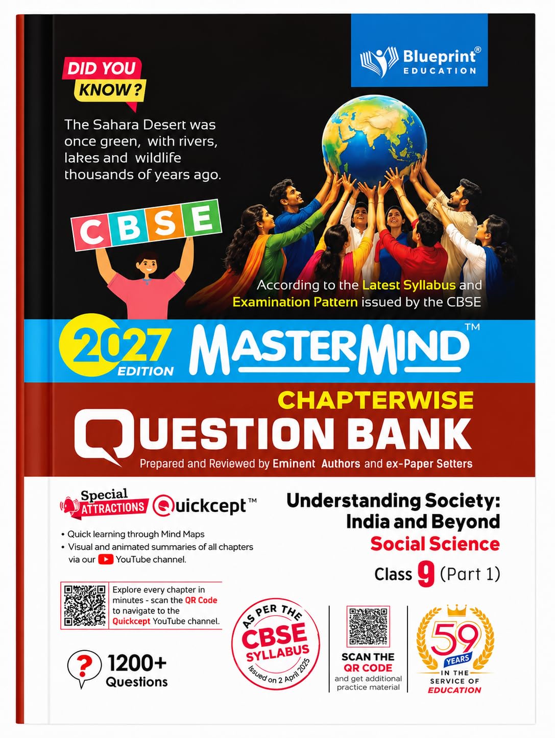 Blueprint - MasterMind CBSE Question Bank English Language (R1 & R2), Science and Social Science (Part 1) for Class 9 _Set of 3 Books - According to the Latest Syllabus and Examination Pattern issued by the CBSE - 2027 Edition