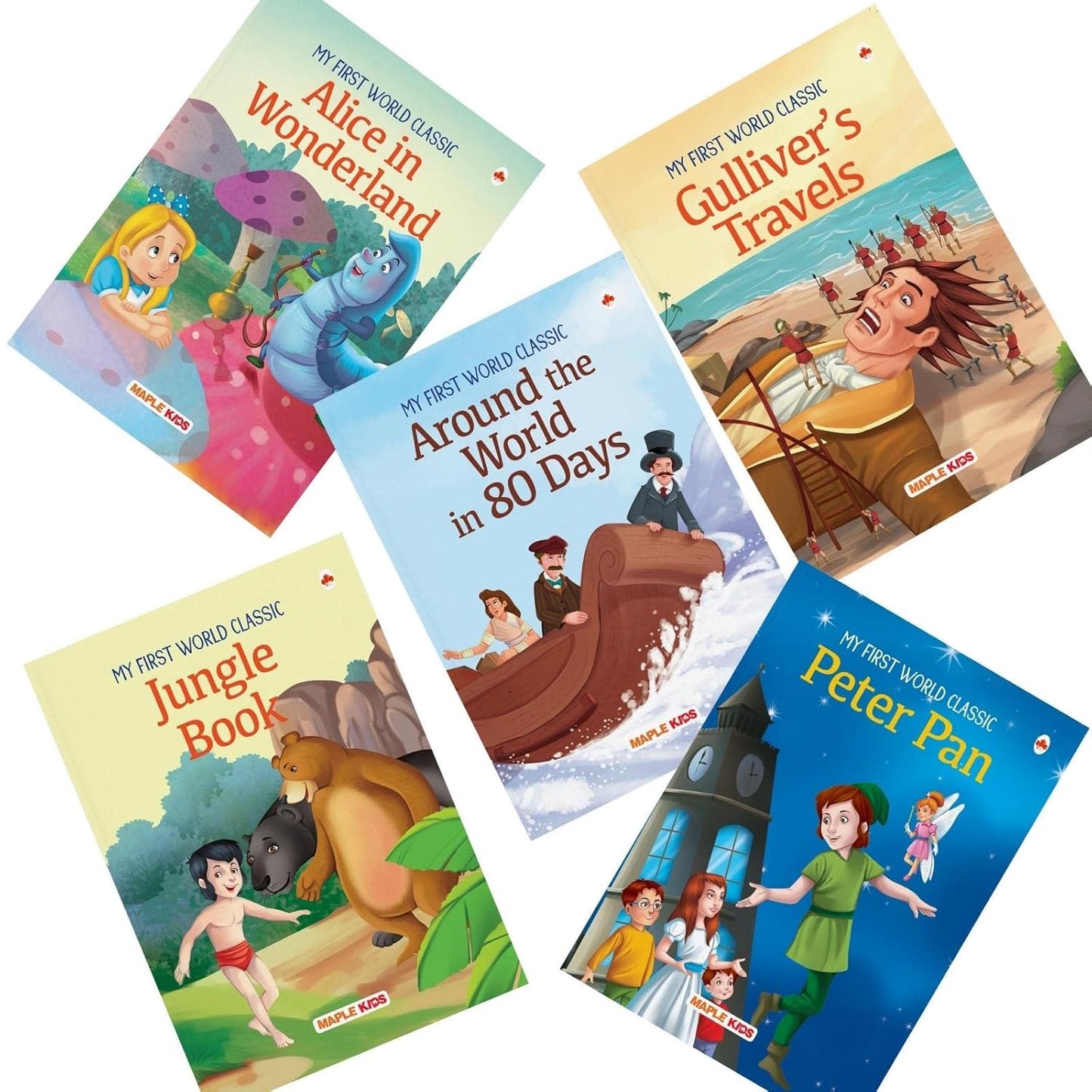 Maple - Story Books for Kids - World Classic (Set of 10 Books) - Moral Stories -Bedtime Children Story Book -Read Aloud to Infants, Toddlers