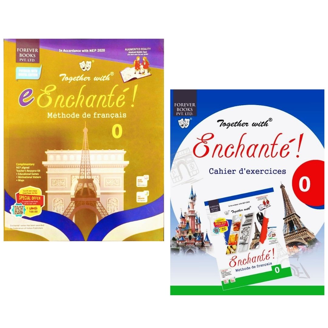 Together With e Enchante ! Methode De Francais (Textbook) & Enchante! Cahier d' exercices (Workbook) 0 - Set of 2 Books