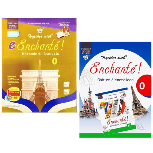 Together With e Enchante ! Methode De Francais (Textbook) & Enchante! Cahier d' exercices (Workbook) 0 - Set of 2 Books