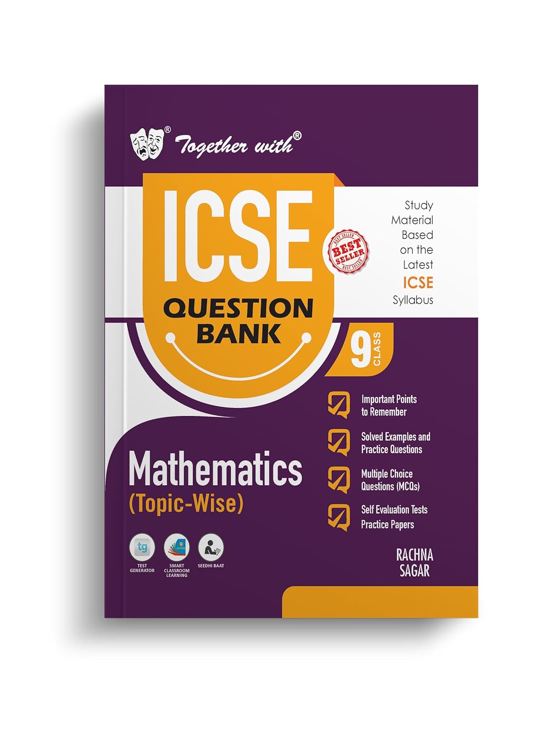 Together With Mathematics ICSE Question Bank Class 9 Solved & Practice Papers Exam 2025 (Paperback)