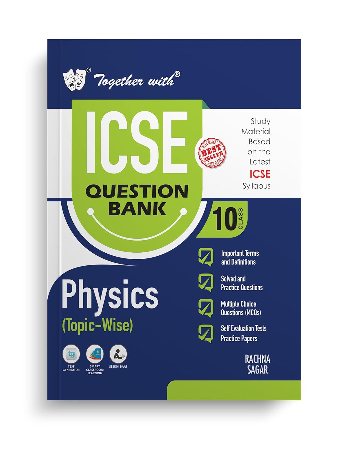 Together With Physics ICSE Question Bank Class 10 Solved & Practice Papers Exam 2025 (Paperback)