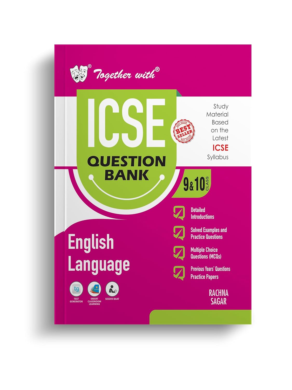 Together With English Language ICSE Question Bank Class 9&10 Solved & Practice Papers Exam 2025 (Paperback)