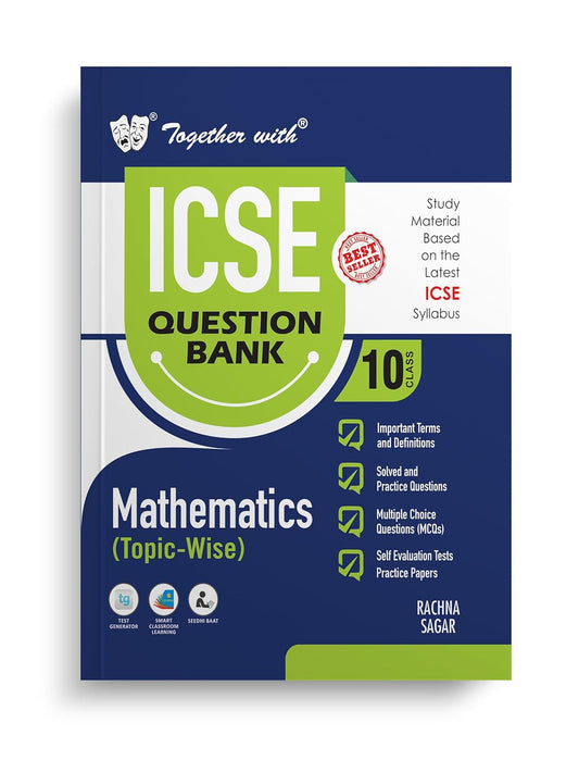 Together With Mathematics ICSE Question Bank Class 10 Solved & Practice Papers Exam 2025 (Paperback)