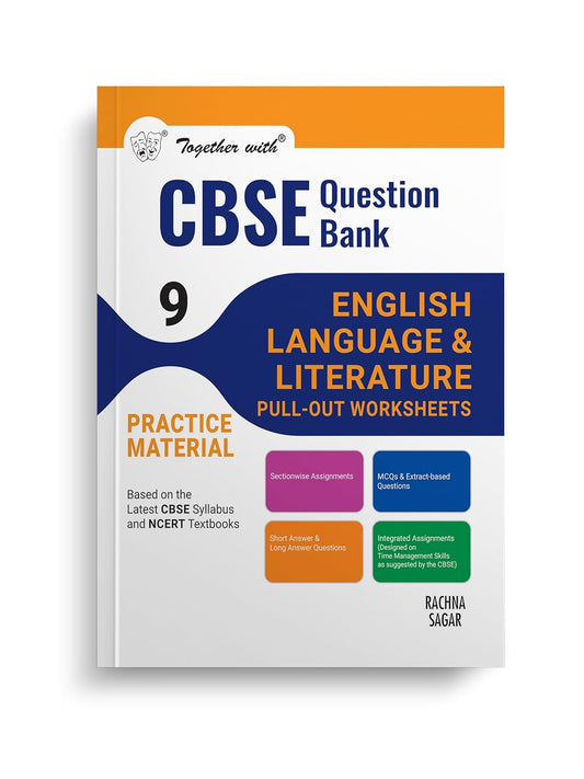 Together With English Language & Literature Pull Out Worksheets CBSE Question Bank Class 9 Solved & Practice Papers Exam 2025 (Paperback)