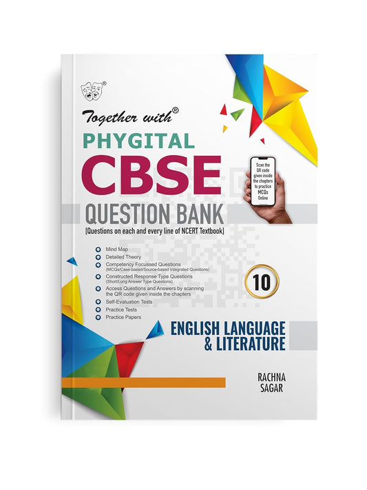 Together With (Phygital Edition) English Language & Literature CBSE Question Bank For Class 10 - Latest for 2024-25 Session (Paperback)