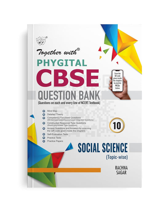 Together With Social Science (Phygital Edition) CBSE Question Bank For Class 10 - Latest for 2024-25 Session (Paperback)