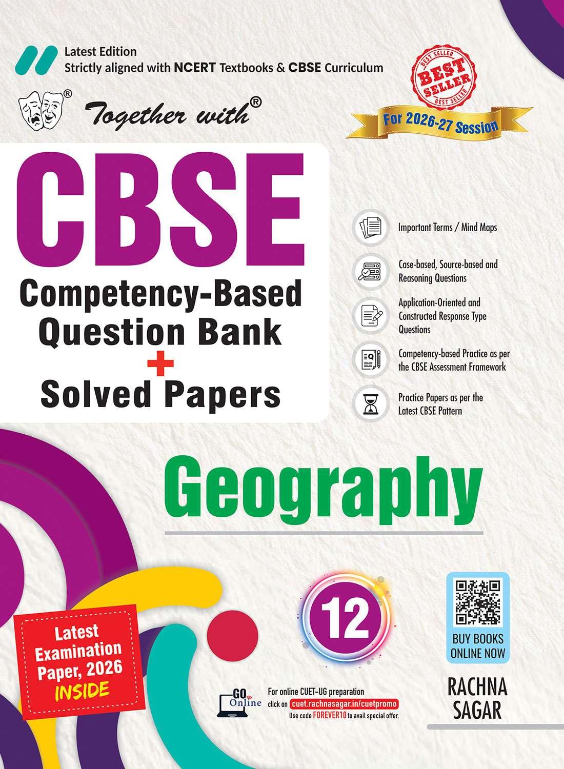 Together With CBSE Question Bank Geography For Class 12 - Latest for 2026-27 Edition