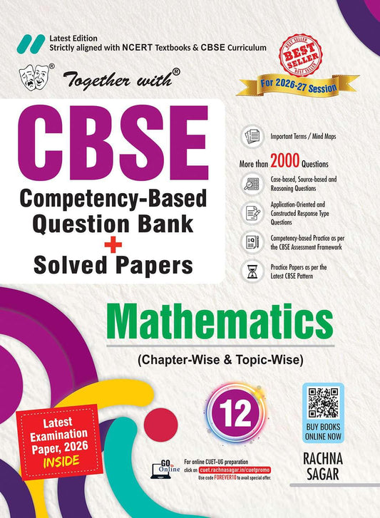 Together With CBSE Question Bank Mathematics For Class 12 - Latest for 2026-27 Edition