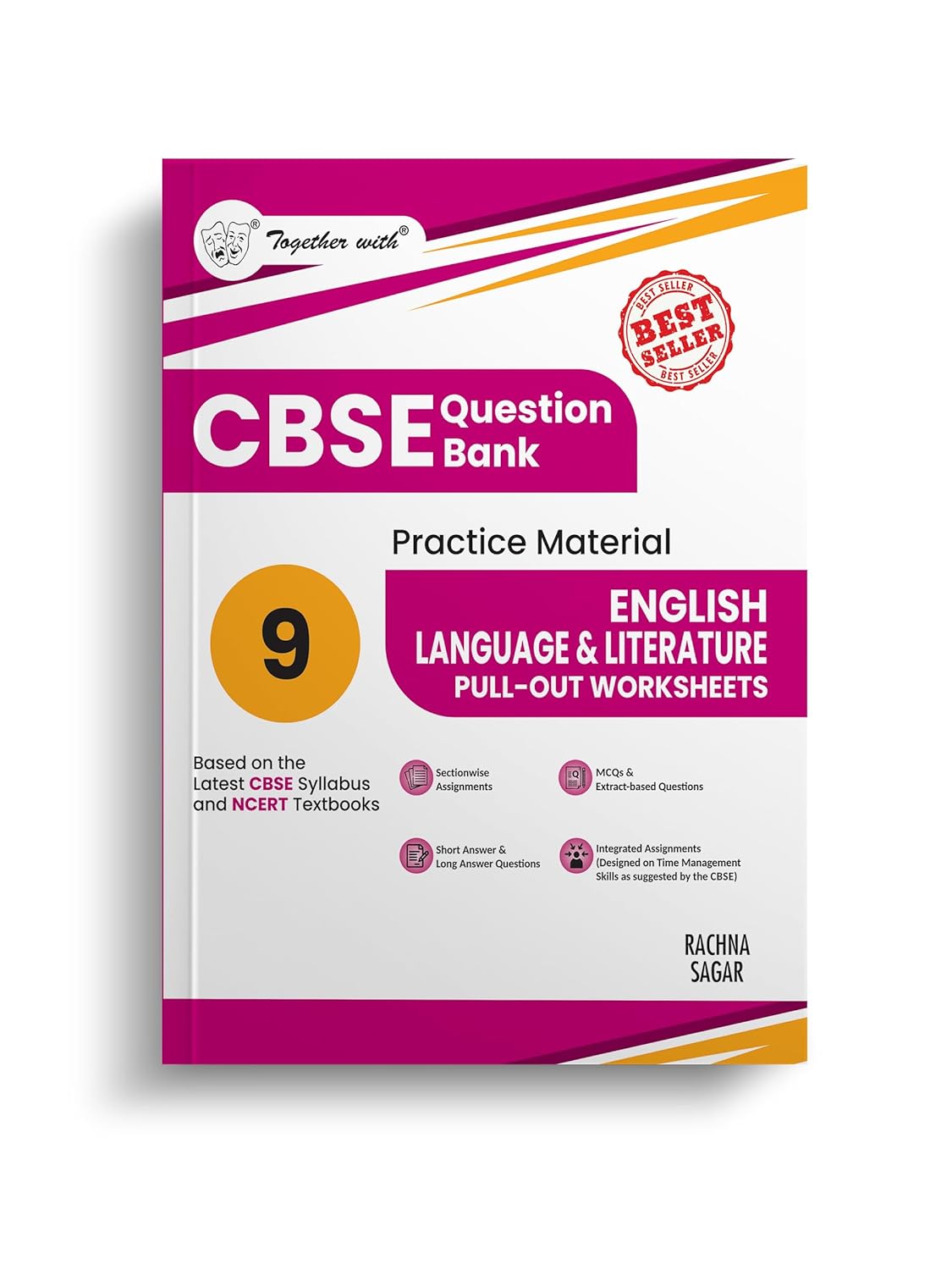 Together With CBSE Question Bank (Practice Material) English Language & Literature Pull Out Worksheets For Class 9 - Latest for 2025-26 Edition