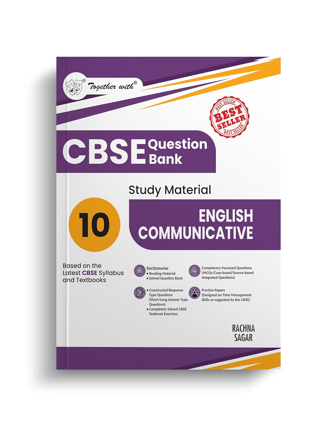 Together With CBSE Question Bank (Study Material) English Communicative For Class 10 - Latest for 2025-26 Edition