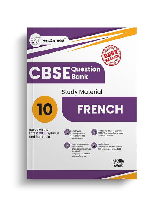 Together With CBSE Question Bank (Study Material) French For Class 10 - Latest for 2025-26 Edition