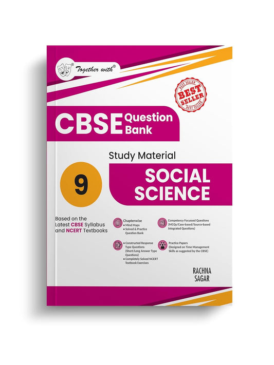 Together With CBSE Question Bank (Study Material) Social Science for Class 9 - Latest for 2025-26 Session