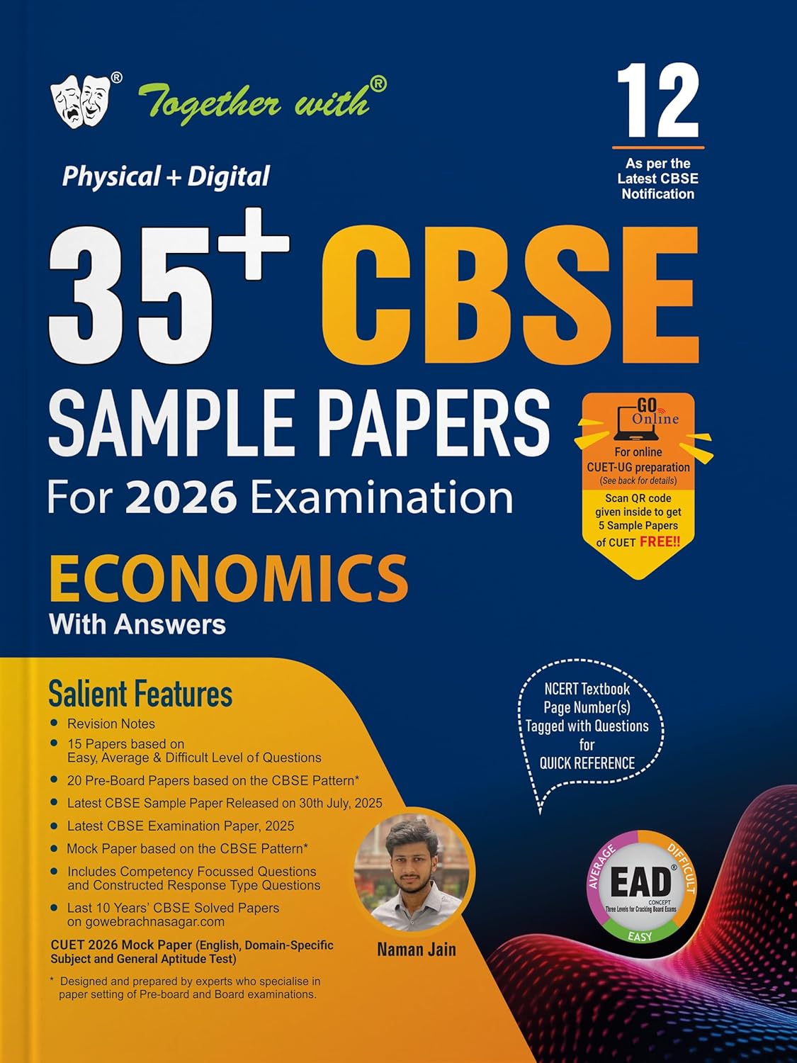 Together with CBSE EAD (Physical + Digital) 35+ Sample Paper Economics for Class 12 - Latest for 2026 Examination - Paperback
