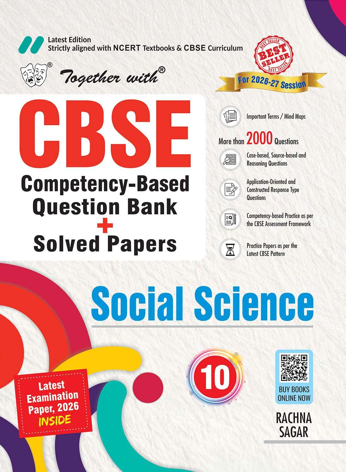 Together With CBSE Question Bank Social Science For Class 10 - Latest for 2026-27 Session