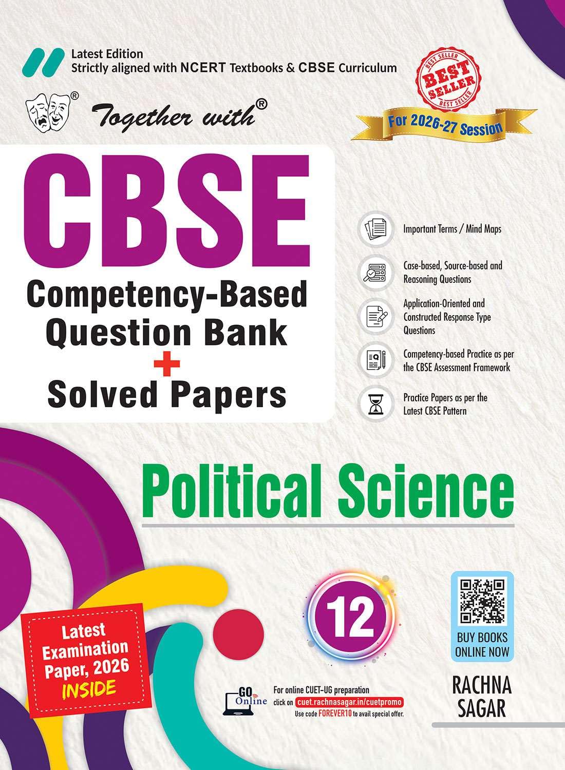 Together With CBSE Question Bank Political Science for Class 12 - Latest for 2026-27 Edition
