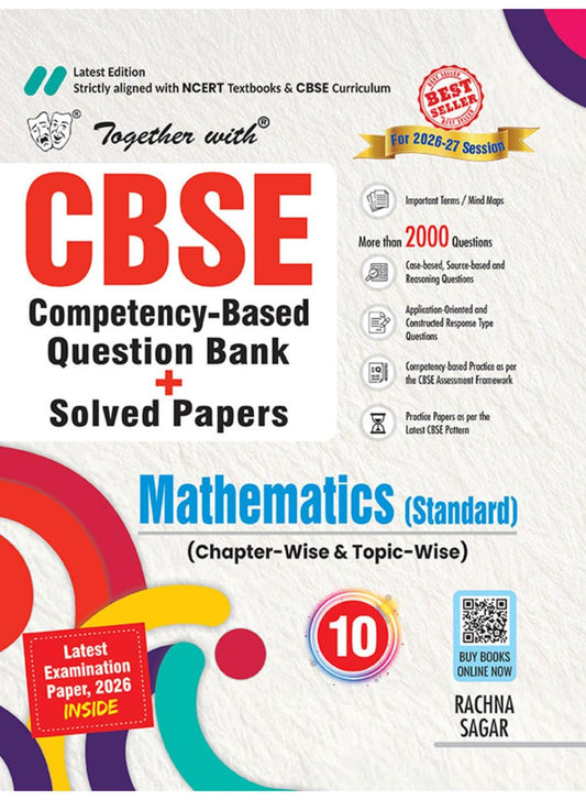 Together With CBSE Question Bank Mathematics (Standard) For Class 10 - Latest for 2026 Edition