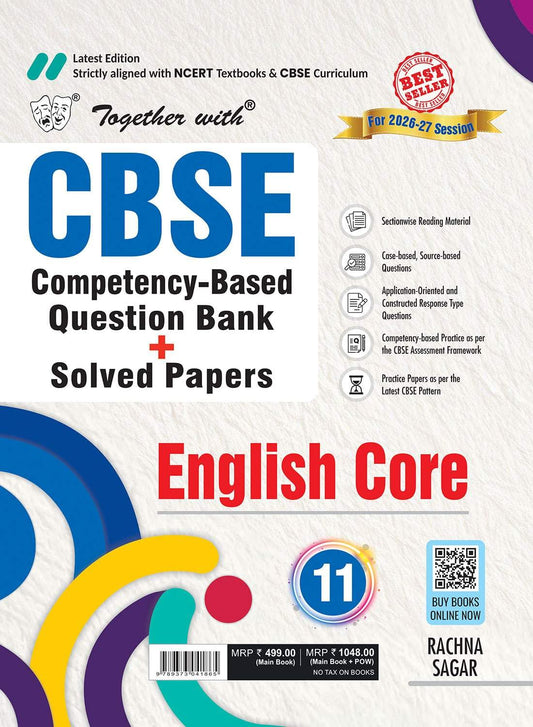 Together With CBSE Question Bank English Core For Class 11 - Latest for 2026-27 Edition