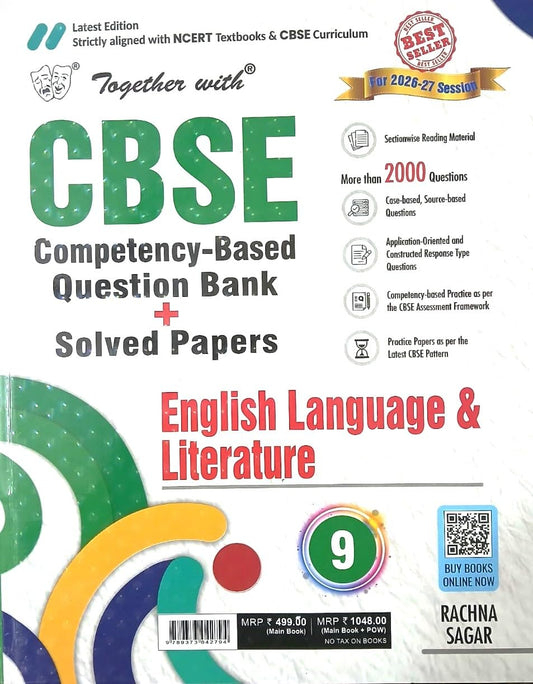 Together With CBSE Question Bank English Language & Literature For Class 9 - Latest for 2026-27 Edition