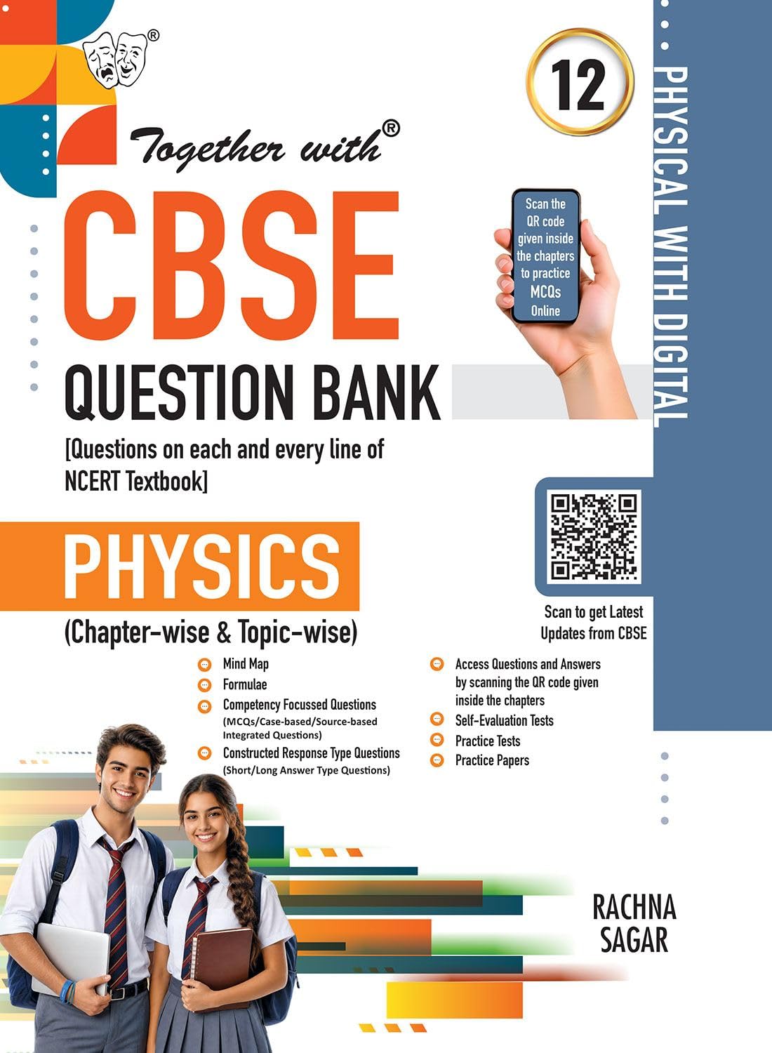 Together with (Physical with Digital) CBSE Question Bank Physics For Class 12 - Latest For 2027 Session