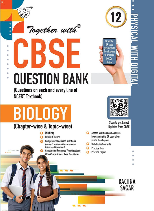 Together with (Physical with Digital) CBSE Question Bank Biology For Class 12 - Latest For 2027 Session