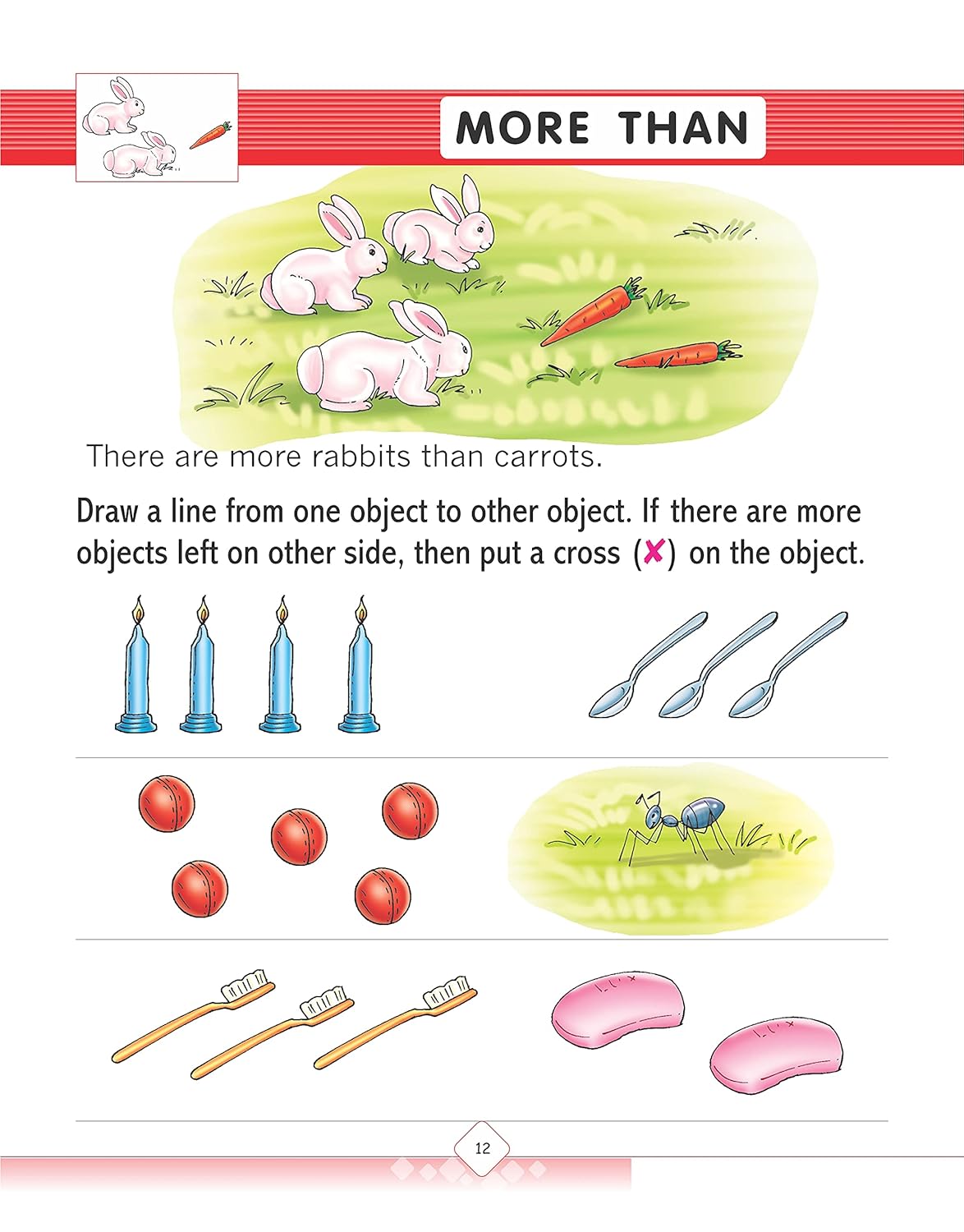 Unique Mathematics Pre-Primer (Book for Learning Concepts of Mathematics for 2-5 year old children)