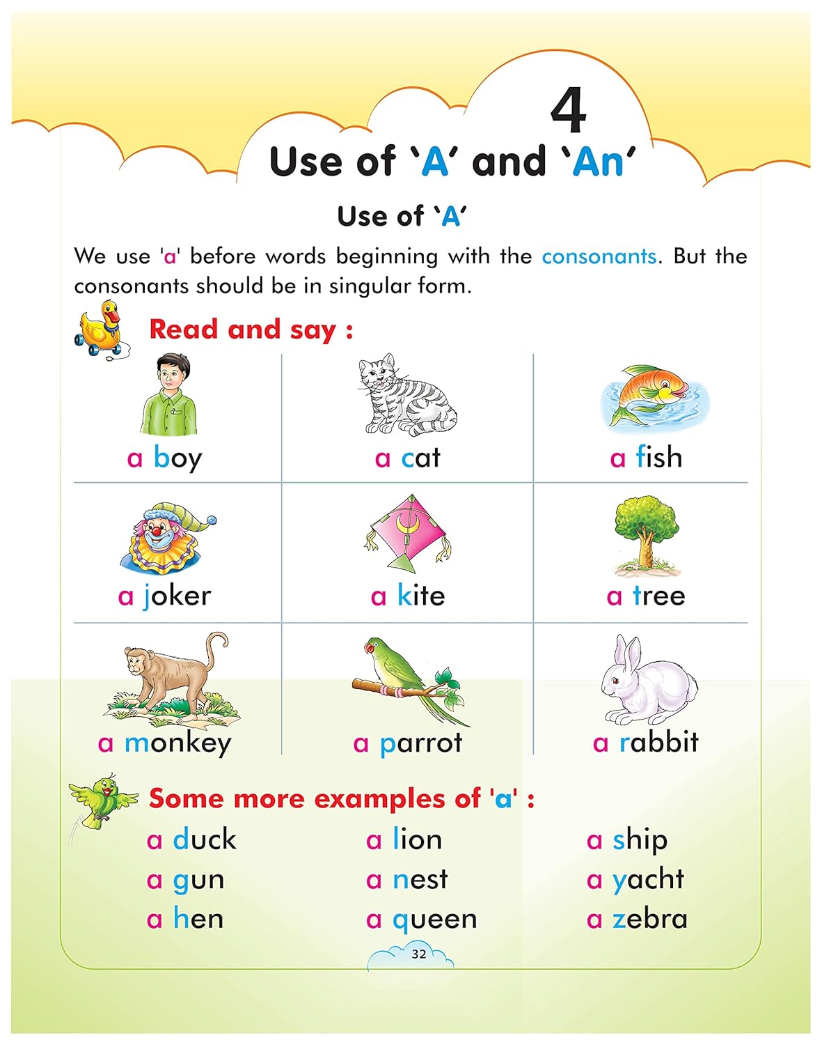 Unique English Pre Primer Book (for children aged 2-3 years and above)