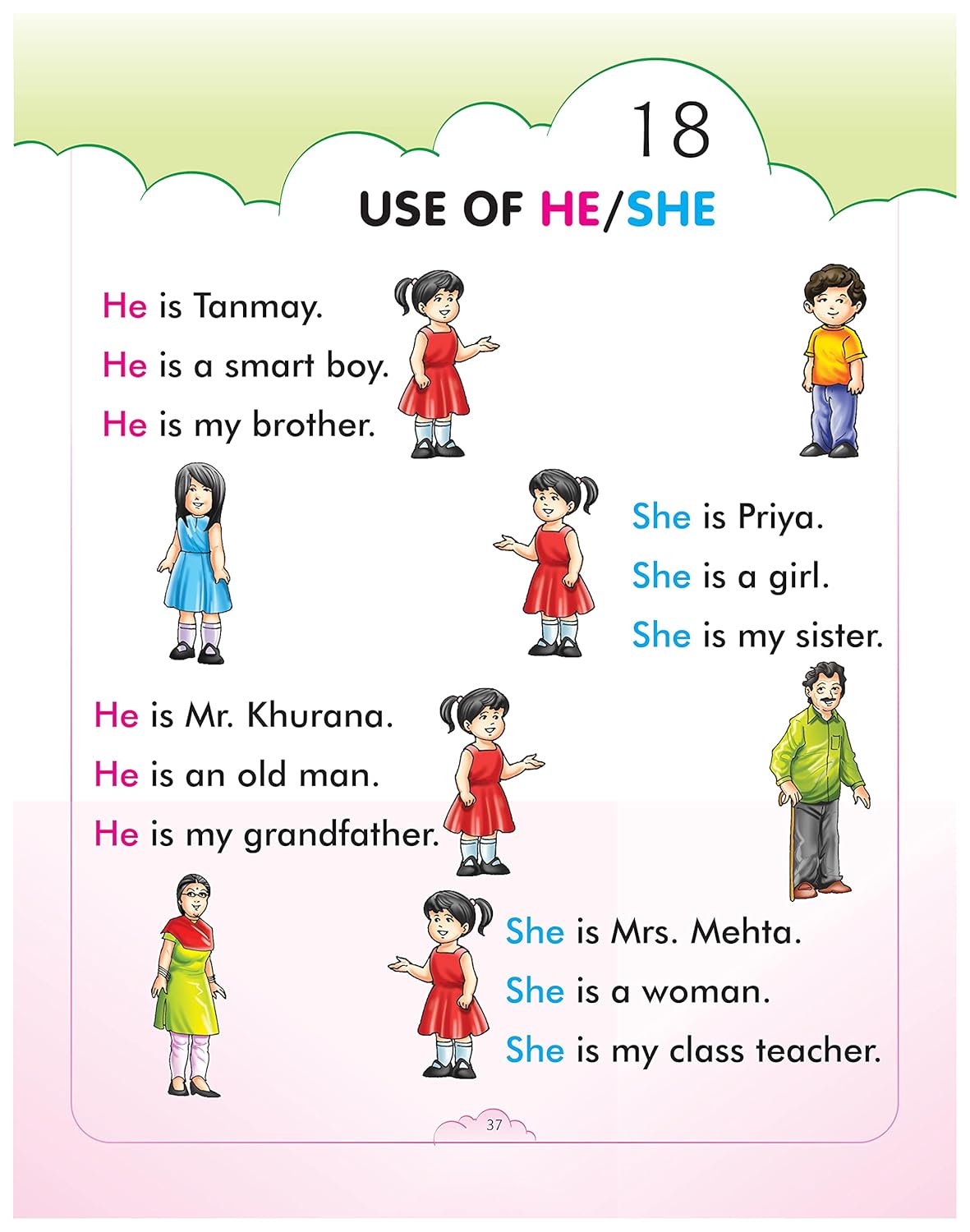 Unique English Primer Book (for children aged 2-3 years and above)