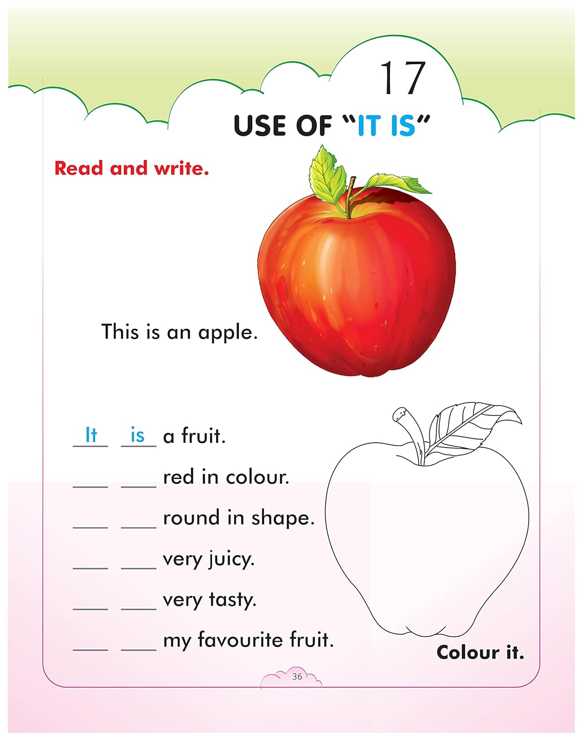 Unique English Primer Book (for children aged 2-3 years and above)