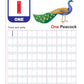 Unique Number Book Writing 1-50 (Book To Practice Numbers & Counting For 2-5 Year Old Children)