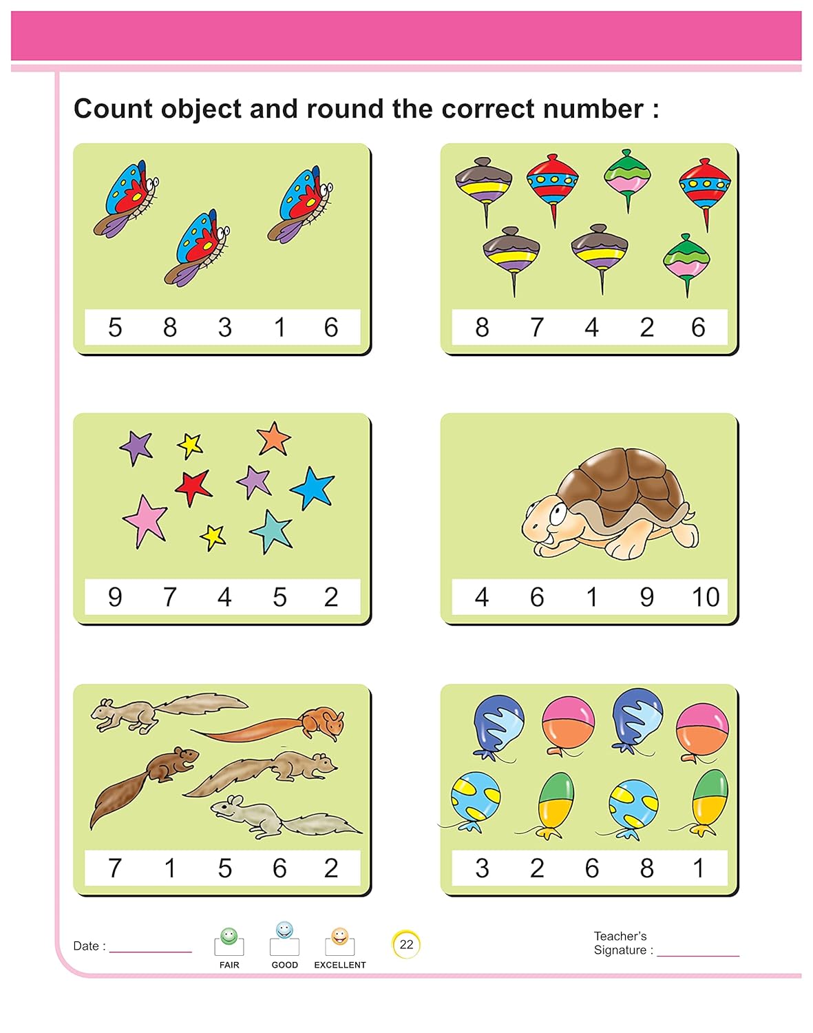 Unique Number Book Writing 1-50 (Book To Practice Numbers & Counting For 2-5 Year Old Children)