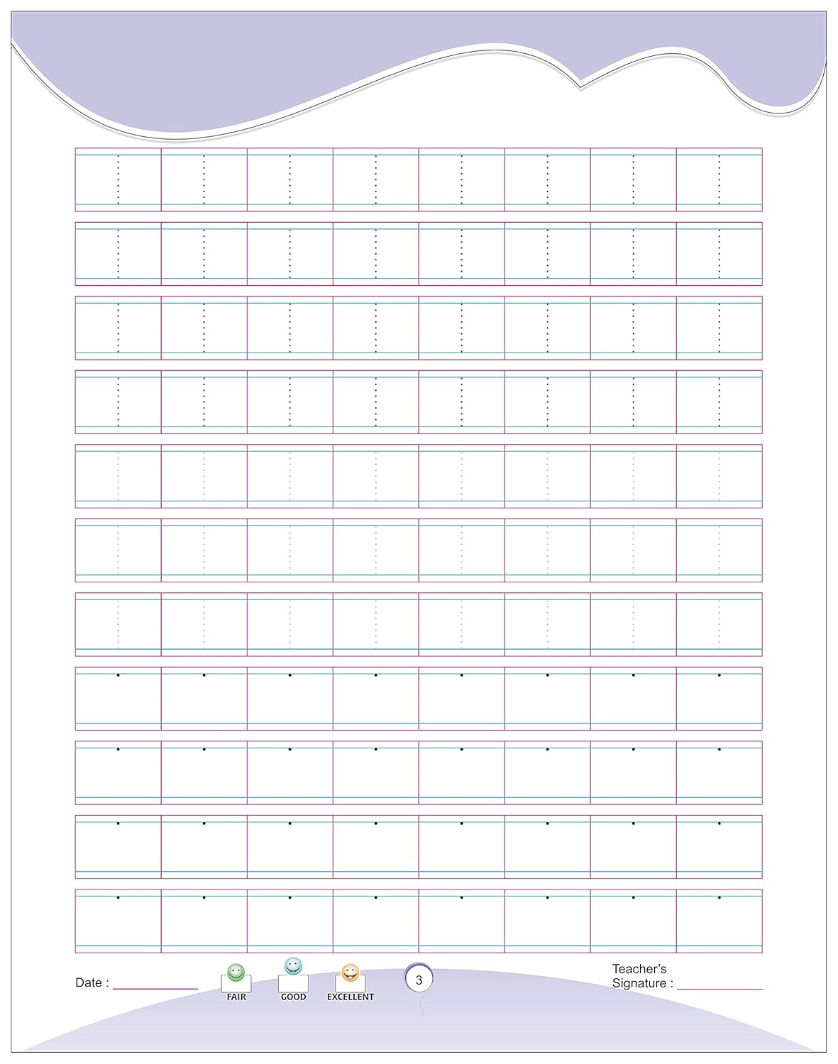 Unique Number Book Writing 1-100 (Book To Practice Numbers & Counting For 2-5 Year Old Children)
